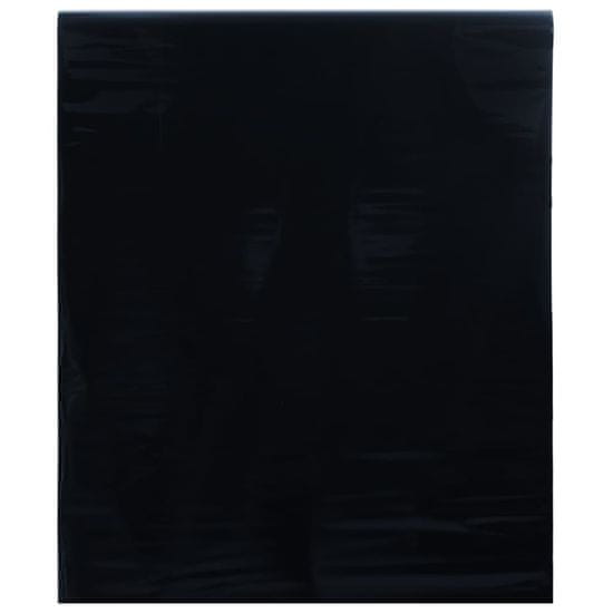 Vidaxl Okenné fólie 5 ks statické matné čierne PVC