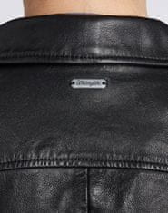 Wrangler  Dámská Koženná Bunda BIKER LEATHER Čierna XL