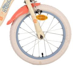 Volare Detský bicykel Disney Stitch Kids - dievčenský - 16 palcov - Cream Coral Blue