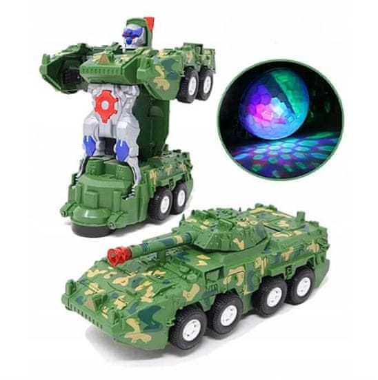 CAB Toys Robot tank - auto a robot 2v1