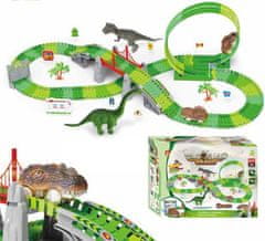 CAB Toys Dinosaur Track - Dino dráha 191 prvkov