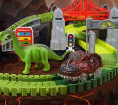 CAB Toys Dinosaur Track - Dino dráha 191 prvkov