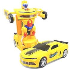 CAB Toys Robot transformer - žlté auto a robot