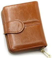 Camerazar Elegantná dámska prešívaná peňaženka, ekologická umelá koža, 11,5x9x3,5 cm