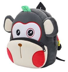 EXCELLENT Semišový batoh sivý - Monkey