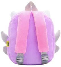 EXCELLENT Semišový batoh fialový - Unicorn