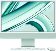 Apple iMac 24" 4,5K Retina /M3 8-core/8GB/256GB SSD/10-core GPU (MQRN3SL/A), zelená