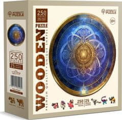 Wooden city Drevené puzzle Modrý zverokruh 250 dielikov EKO