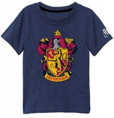Eplusm Chlapčenské tričko Harry Potter s erbom 140 / 9–10 rokov Biela