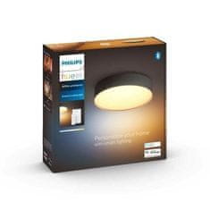 Philips Hue Bluetooth LED White Ambiance Stropné svietidlo Philips Enrave S 41158/30/P6 9,6 W 1220lm 2200-6500K IP20 26,1 cm čierne, stmievateľné s diaľkovým ovládačom