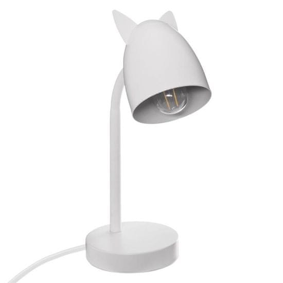 Dekorstyle Detská stolová lampa biela 31 cm