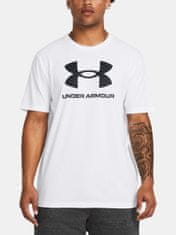 Under Armour Tričko UA SPORTSTYLE LOGO UPDATE SS-WHT XXL