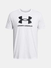 Under Armour Tričko UA SPORTSTYLE LOGO UPDATE SS-WHT XXL