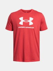 Under Armour Tričko UA SPORTSTYLE LOGO UPDATE SS-RED M