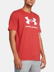 Under Armour Tričko UA SPORTSTYLE LOGO UPDATE SS-RED M