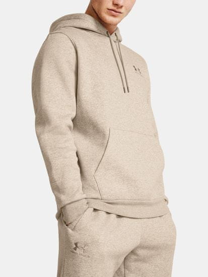 Under Armour Mikina UA Essential Fleece Hoodie-BRN