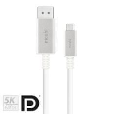 Moshi Kábel Moshi USB-C na DisplayPort - hliníkový adaptér z USB-C na DisplayPort 5K/60fps (strieborný)