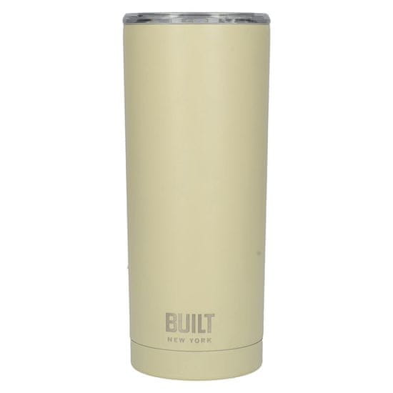 Smart Plus BUILT Vacuum Insulated Tumbler - Vákuovo izolovaný oceľový termohrnček 600 ml (Vanilka)