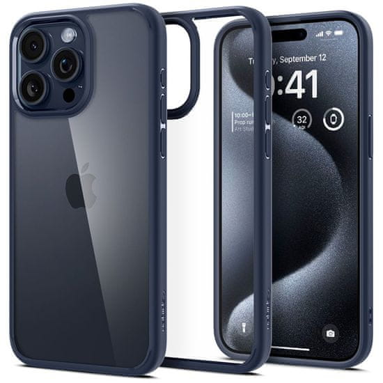 Spigen Spigen Ultra Hybrid - puzdro pre iPhone 15 Pro (námornícka modrá)