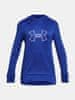 Mikina Armour Fleece BL Hoodie-BLU S