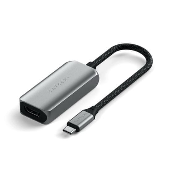 Satechi Adaptér USB-C na HDMI 2.1 8K, tmavosivý