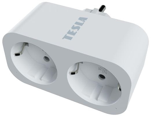 Tesla SMART Plug Dual SD300 Inteligentná zásuvka Wi-Fi 2,4 GHz diaľkové ovládanie vytváranie scenárov simulácie prítomnosti v dome ovládanie svetiel a spotrebičov na diaľku inteligentná zásuvka ovládanie mobilom diaľkové ovládanie mobilné aplikácie kontrola nad svetlami a spotrebičmi bezdrôtová smart zásuvka hlasový asistent automatizácia nastavenie automatizácie zobrazenia aktuálnej spotreby energie spotreba energie.