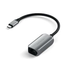 Satechi Ethernetový adaptér USB-C 2.5 Gigabit, tmavosivý