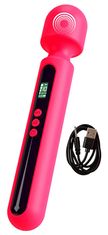 You2toys Pink Sunset Wand Vibrator, masážny vibrátor s displejom