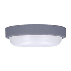 Solight Solight LED vonkajšie osvetlenie okrúhle, 13W, 910lm, 4000K, IP54, 17cm, šedá farba WO745-G