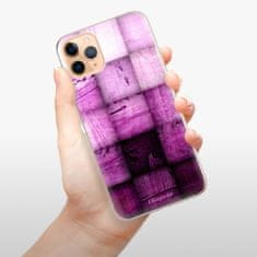 iSaprio Silikónové puzdro - Purple Squares pre Apple iPhone 11 Pro Max