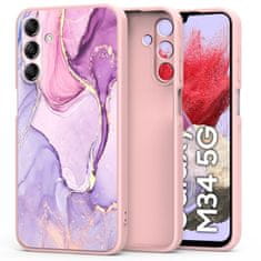 Tech-protect Icon kryt na Samsung Galaxy M34 5G, marble
