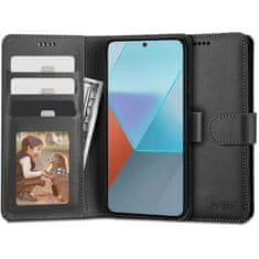 Tech-protect Wallet knižkové puzdro na Xiaomi Redmi Note 13 4G, čierne