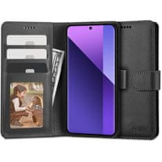 Tech-protect Wallet knižkové puzdro na Xiaomi Redmi Note 13 Pro Plus 5G, čierne