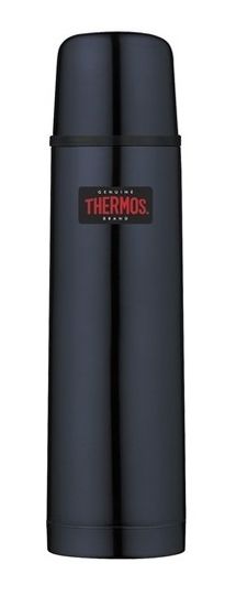 Thermos Termoska s tlačidlovým uzáverom a šálkou tmavo modrá