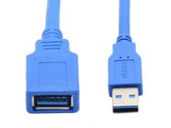 Verk 06310 Adaptér USB A - USB 3.0, 1,5m modrý