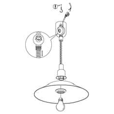 EGLO EGLO Závesné svietidlo ALESSANDRA 3355