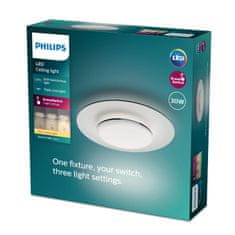 Philips Philips GARNET CL580 stropné svietidlo LED 30W 3100lm 2700K 40cm IP20, čierne