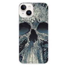 iSaprio Silikónové puzdro - Abstract Skull pre iPhone 15