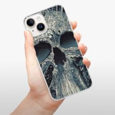 iSaprio Silikónové puzdro - Abstract Skull pre iPhone 15