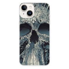 iSaprio Silikónové puzdro - Abstract Skull pre iPhone 15 Plus