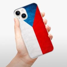 iSaprio Silikónové puzdro - Czech Flag pre iPhone 15