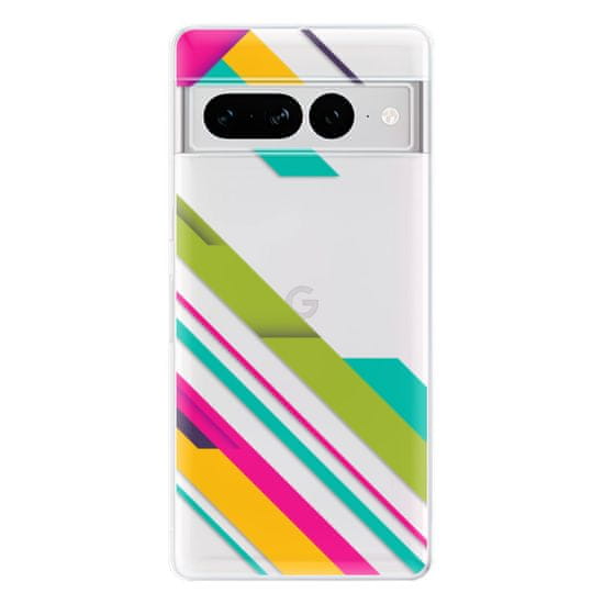 iSaprio Silikónové puzdro - Color Stripes 03 pre Google Pixel 7 Pro 5G