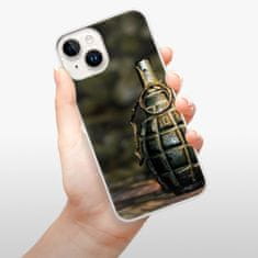 iSaprio Silikónové puzdro - Grenade pre iPhone 15 Plus