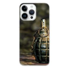 iSaprio Silikónové puzdro - Grenade pre iPhone 15 Pro Max