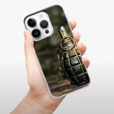 iSaprio Silikónové puzdro - Grenade pre iPhone 15 Pro