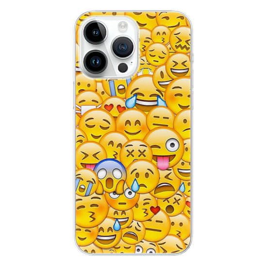 iSaprio Silikónové puzdro - Emoji pre iPhone 15 Pro Max