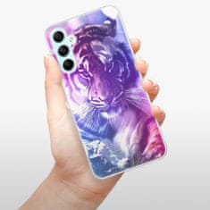 iSaprio Silikónové puzdro - Purple Tiger pre Samsung Galaxy A34 5G