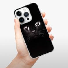 iSaprio Silikónové puzdro - Black Cat pre iPhone 15 Pro