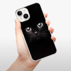 iSaprio Silikónové puzdro - Black Cat pre iPhone 15 Plus