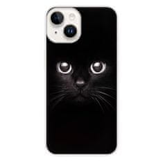 iSaprio Silikónové puzdro - Black Cat pre iPhone 15 Plus